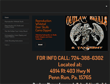 Tablet Screenshot of outlawskulls.com